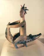 Tarzan. Ceramics. 45�50�20 1997.