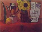 Still Life with Various Items. MDF, oil. 70�53. 2000.