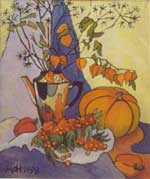 Still life with Ripening Pepper. MDF, oil. 51�61. 1998.