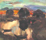Evening. 1996. Canvas, oil. 51�57