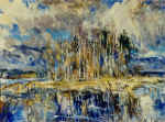 High Water. 1998. Canvas, oil. 90�110