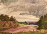  "River Tura". 1998. Aquarelle.